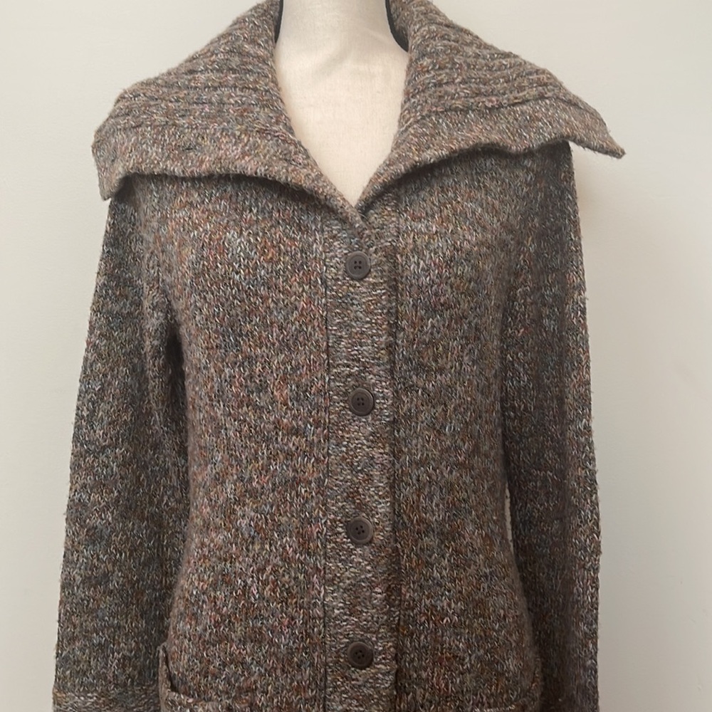 The Limited Long Belted Shawl Collar Cardigan Sweater - Picture 3 of 15